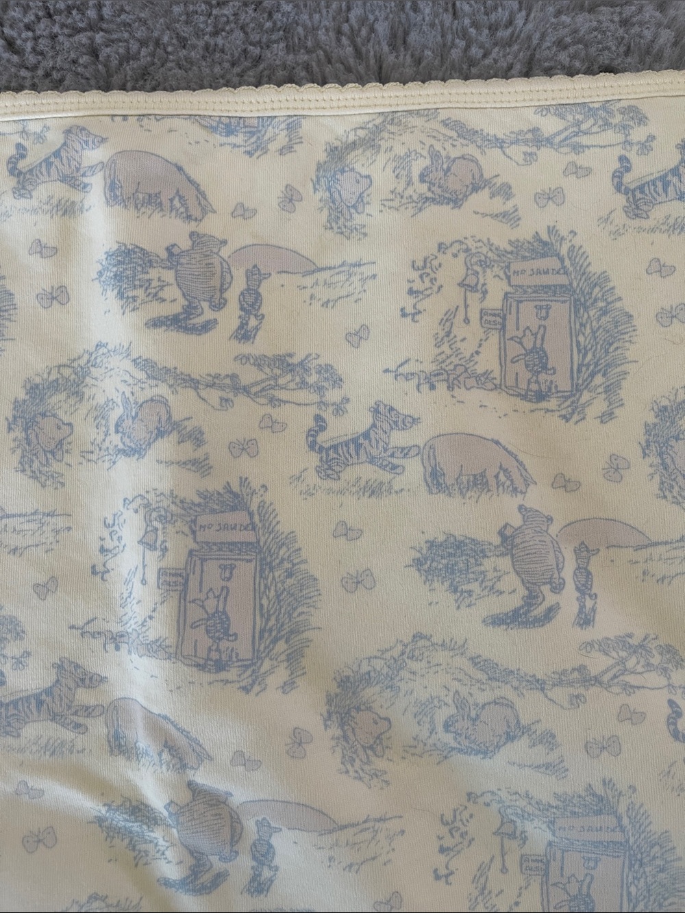 Vintage Walt Disney World Winnie The Pooh Baby Blanket - Picture 11 of 13